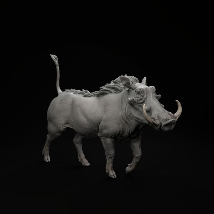Produktfoto Tierfigur Animal Den Miniatures 0: Wildtier Tierfigur: Afrikanisches Warzenschwein (25_08_13)