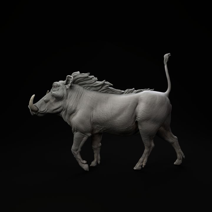 Produktfoto Tierfigur Animal Den Miniatures 2: Wildtier Tierfigur: Afrikanisches Warzenschwein (25_08_13)