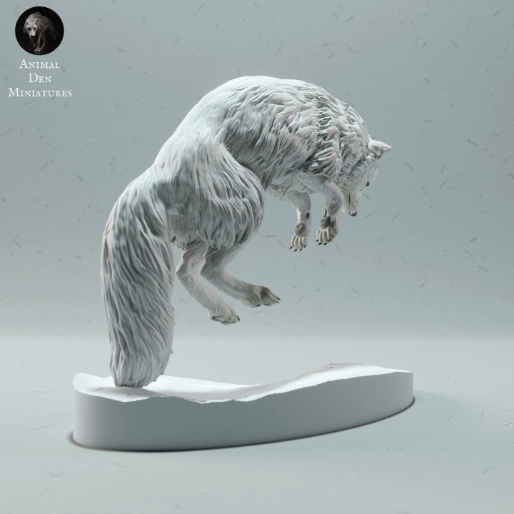 Productfoto dierenfiguur Animal Den Miniatures 2: pooldierenfiguur: poolvos - springend (22_12_17)