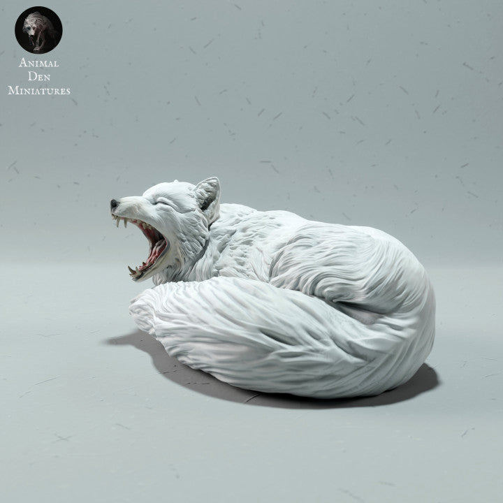 Productfoto dierenfiguur Animal Den Miniatures 3: Pooldierenfiguur: poolvos - slapend (22_12_16)