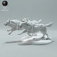 Productfoto dierenfiguur Animal Den Miniatures 0: Arctische dierenfiguur: poolwolven - lopend (23_01_12)