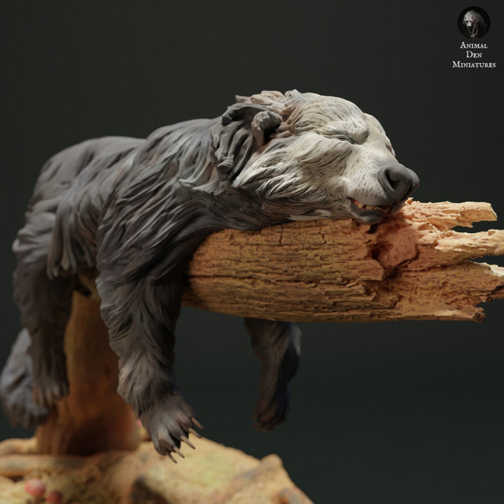 Productfoto dierenfiguur Animal Den Miniatures 2: wild dierfiguur: Binturong - slapend (23_05_06)