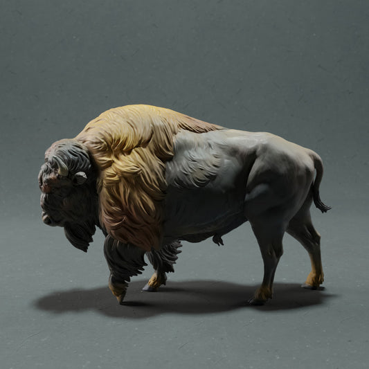 Productfoto dierenfiguur Animal Den Miniatures 0: wild dierfiguur: Amerikaanse bizon (22_10_15)