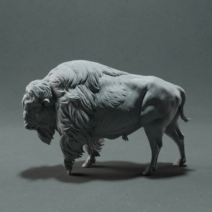 Productfoto dierenfiguur Animal Den Miniatures 1: Wild dierfiguur: Amerikaanse bizon (22_10_15)