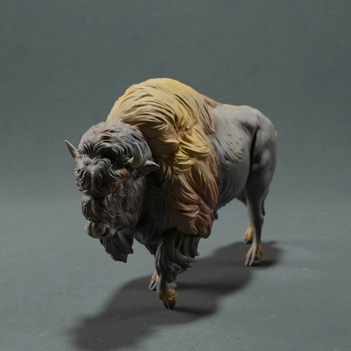Productfoto dierenfiguur Animal Den Miniatures 2: wildedierenfiguur: Amerikaanse bizon (22_10_15)