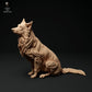 Productfoto Dierfiguur Diorama, Modelbouw: 0: Huisdierfiguur: zittende hond - Border Collie