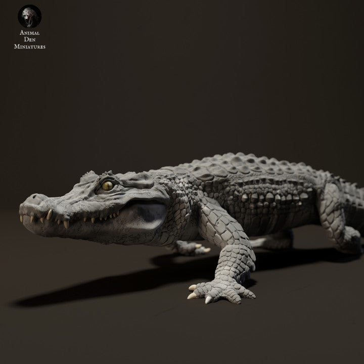 Produktfoto Tierfigur Animal Den Miniatures 2: Reptilien Tierfigur: Schwarzer Kaiman (23_06_05)