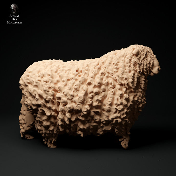 Productfoto Dierfiguur Diorama, Modelbouw: 0: Boerderij Dierfiguren: Schaap - lopend schaap 2