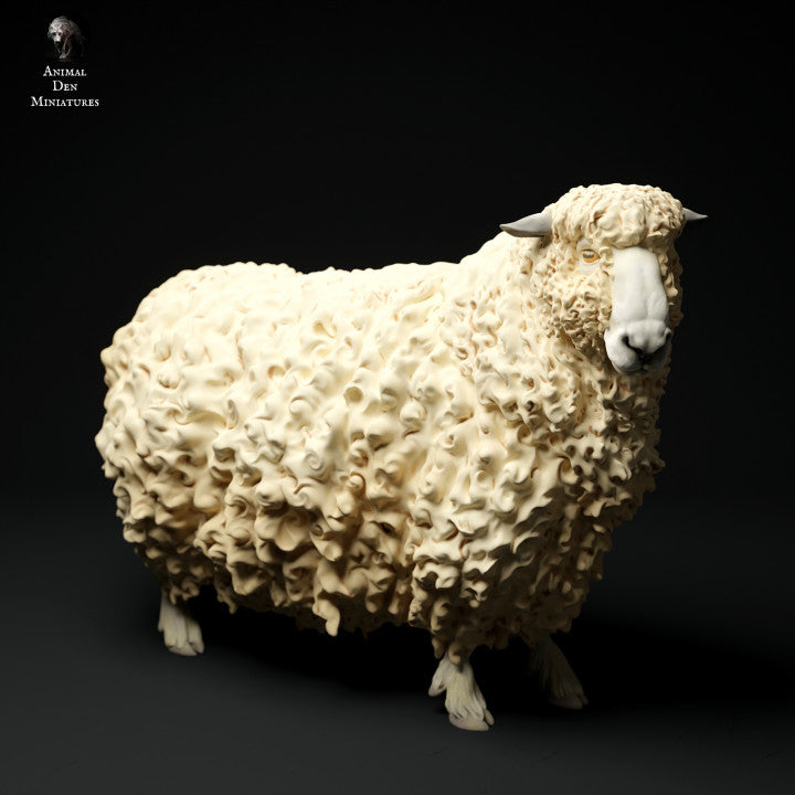 Productfoto Dier Figuur Diorama, Modelbouw: 0: Boerderij Dier Figuren: Schaap - staand Schaap 1