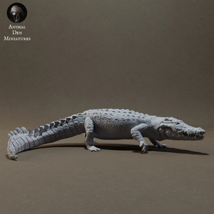 Productfoto dierenfiguur Animal Den Miniatures 0: reptielenfiguur: nijlkrokodil (23_03_07)