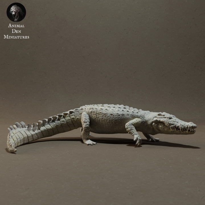 Productfoto dierenfiguur Animal Den Miniatures 1: reptielenfiguur: nijlkrokodil (23_03_07)