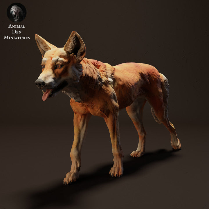 Productfoto dierenfiguur Animal Den Miniatures 2: wilde dierenfiguur: Dingo - lopend (23_04_07)