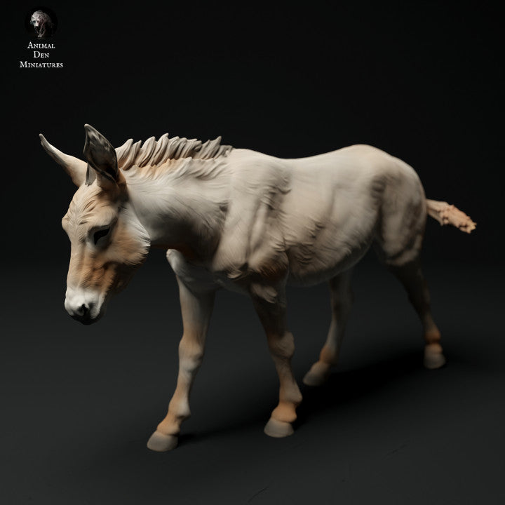 Produktfoto Tier Figur Diorama, Modellbau: 0: Farm Tier Figur: gehender Esel