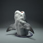 Productfoto dierenfiguur Animal Den Miniatures 3: Zeedier dierenfiguur: witte haai - springend uit het water (22_09_09)