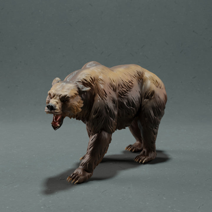 Productfoto dierenfiguur Animal Den Miniatures 0: wildedierfiguur: grizzlybeer (22_10_17)