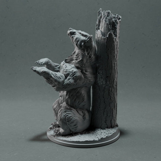 Productfoto dierenfiguur Animal Den Miniatures 0: wilde dierenfiguur: grizzlybeer - krabbend (22_10_11)