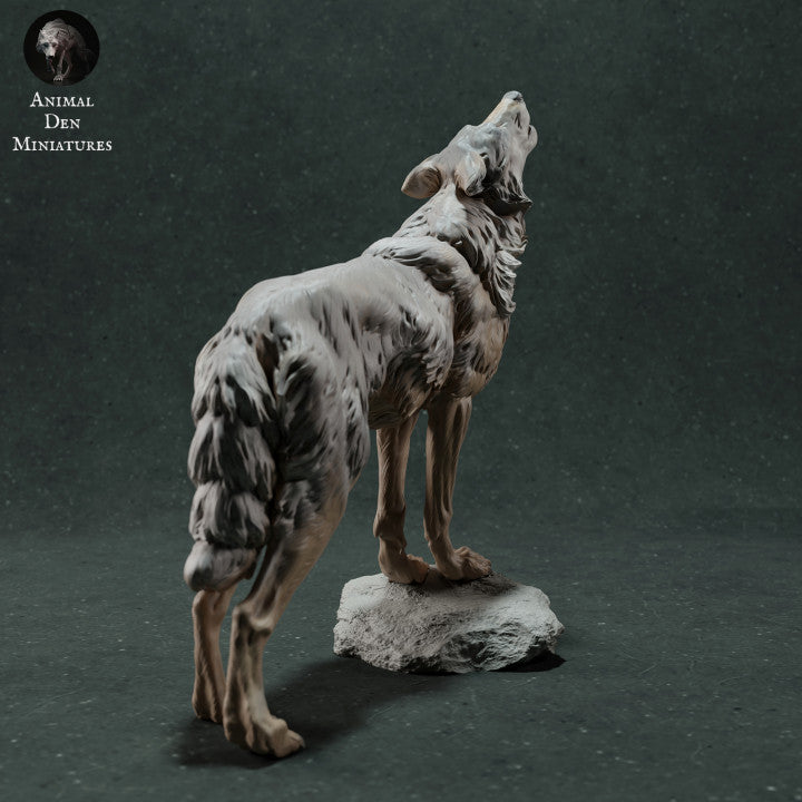 Produktfoto Tierfigur Animal Den Miniatures 1: Wildtier Tierfigur: Iberischer Wolf - heulend (22_11_12)