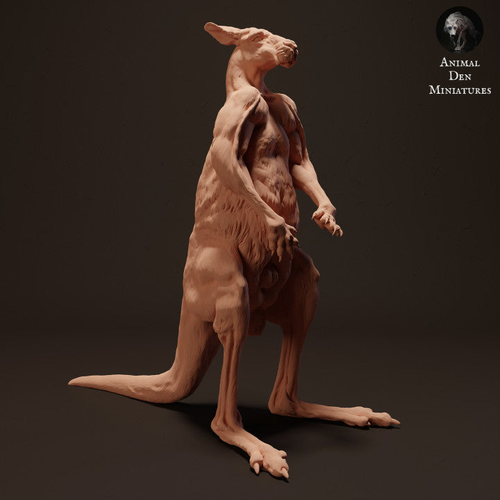 Productfoto dierenfiguur Animal Den Miniatures 1: Wilde dierenfiguur: Rood reuzenkangoeroe Jack (23_04_03)