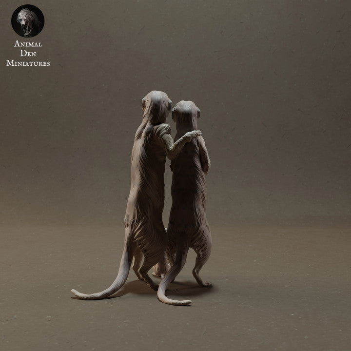 Productfoto dierenfiguur Animal Den Miniatures 2: Wilddierenfiguren: stokstaartjesfamilie (23_03_08)