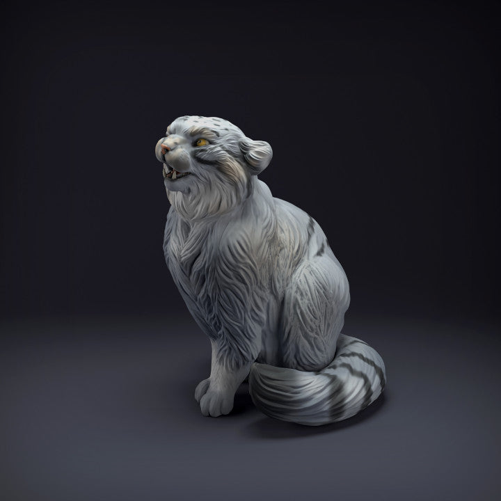 Productfoto dierenfiguur Animal Den Miniatures 3: wild dierfiguur: manul (22_07_07)