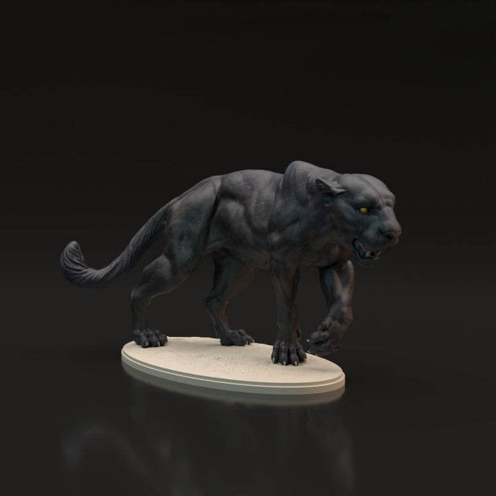 Produktfoto Tierfigur Animal Den Miniatures 4: Wildtier Tierfigur: Schwarzer Panther - Jaguar (22_06_04)