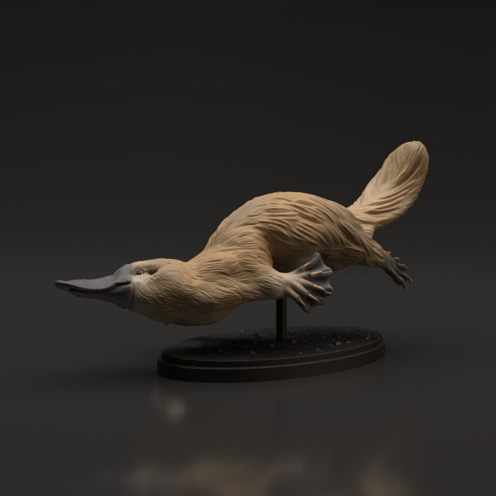 Productfoto dierenfiguur Animal Den Miniatures 2: Wilddierenfiguur: vogelbekdier (22_06_08)