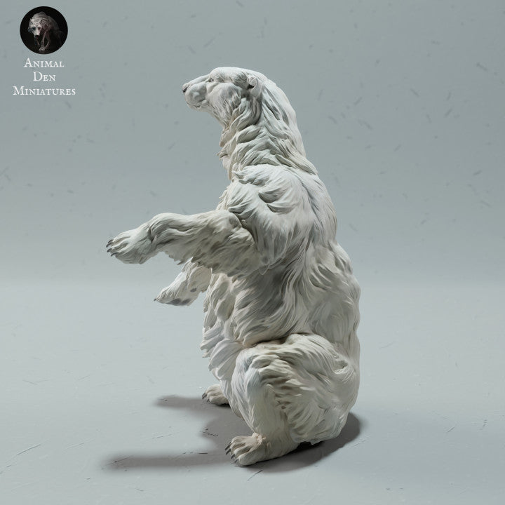 Productfoto dierenfiguur Animal Den Miniatures 2: Arctische dierenfiguur: IJsbeer - zittend (23_01_15)