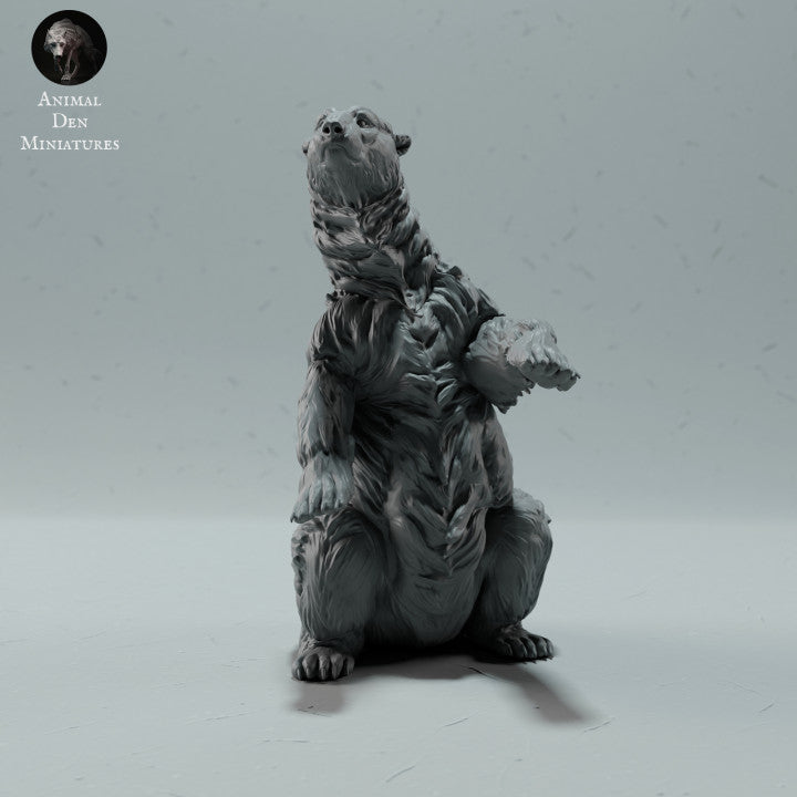 Productfoto dierenfiguur Animal Den Miniatures 3: Arctische dierenfiguur: ijsbeer - zittend (23_01_15)