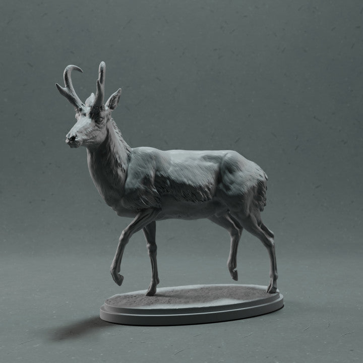 Productfoto dierenfiguur Animal Den Miniatures 1: wilddierenfiguur: gaffelbok - mannetje (22_10_09)