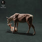 Productfoto dierenfiguur Animal Den Miniatures 2: Wilddierfiguur: edelhertkoe met kalf (22_11_10)