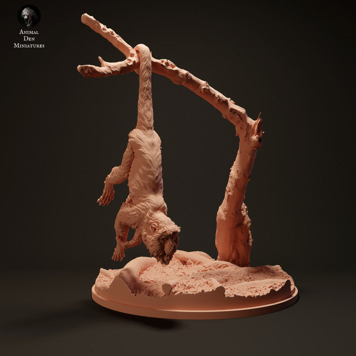 Productfoto dierenfiguur Animal Den Miniatures 0: Jungle dierenfiguur: Rode brulaap (23_06_06)
