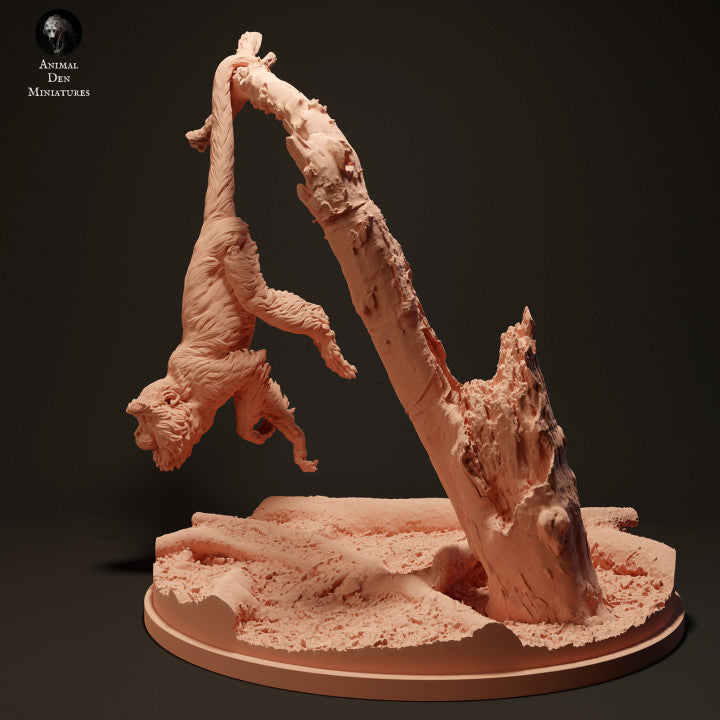Productfoto dierenfiguur Animal Den Miniatures 1: Jungledierenfiguur: Rode brulaap (23_06_06)