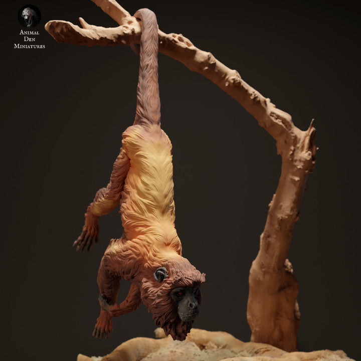 Productfoto dierenfiguur Animal Den Miniatures 2: Jungle-dierenfiguur: rode brulaap (23_06_06)