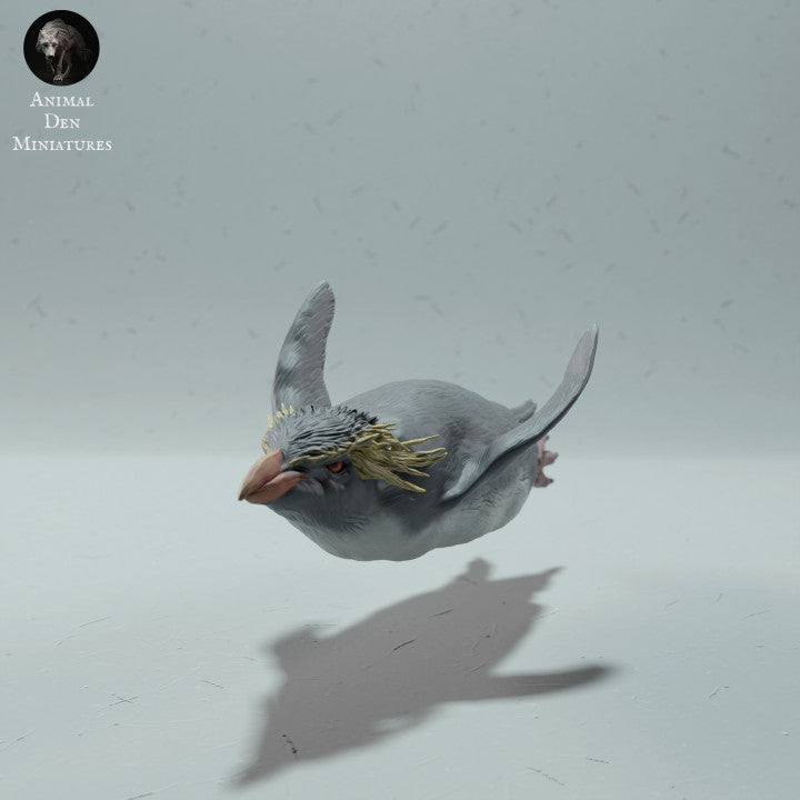Productfoto dierenfiguur Animal Den Miniatures 1: zeedierfiguur: rotspinguïn - zwemmend (22_12_10)