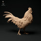 Productfoto Dierfiguur Diorama, Modelbouw: 0: Boerderij Dierfiguren: 2 Hennen - rennend en kraaiend