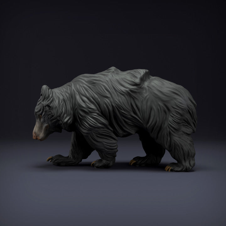 Productfoto dierenfiguur Animal Den Miniatures 0: wilde dierenfiguur: lippenbeer (22_08_07)