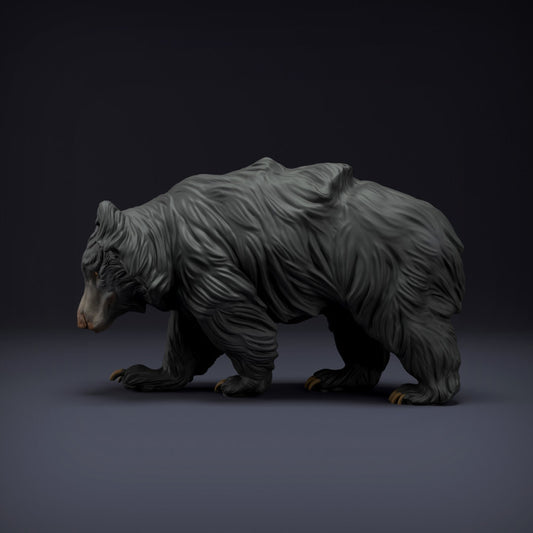 Productfoto dierenfiguur Animal Den Miniatures 0: wilde dierenfiguur: lippenbeer (22_08_07)