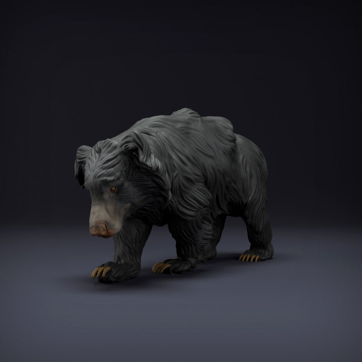 Productfoto dierenfiguur Animal Den Miniatures 1: wild dier figuur: lippenbeer (22_08_07)
