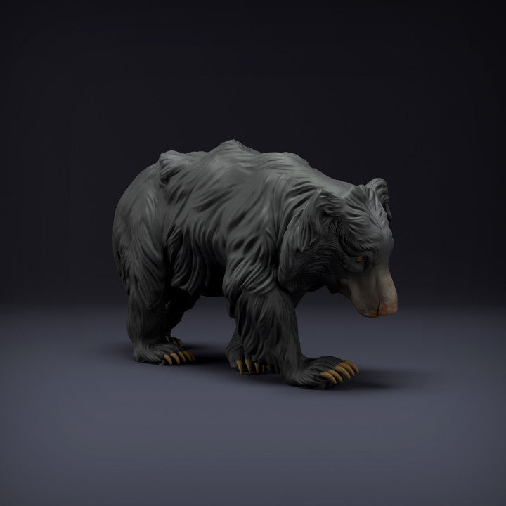 Productfoto dierenfiguur Animal Den Miniatures 3: wild dierfiguur: lippenbeer (22_08_07)