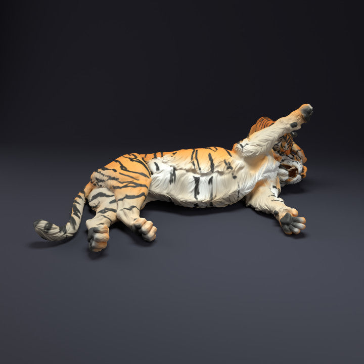 Productfoto dierenfiguur Animal Den Miniatures 4: Wilddierenfiguur: Bengaalse tijger met welp (22_08_11)