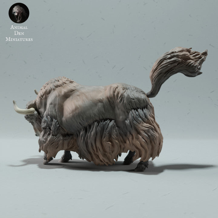 Productfoto dierenfiguur Animal Den Miniatures 3: wild dierfiguur: Himalaya-wilde yak - staand (23_01_09)