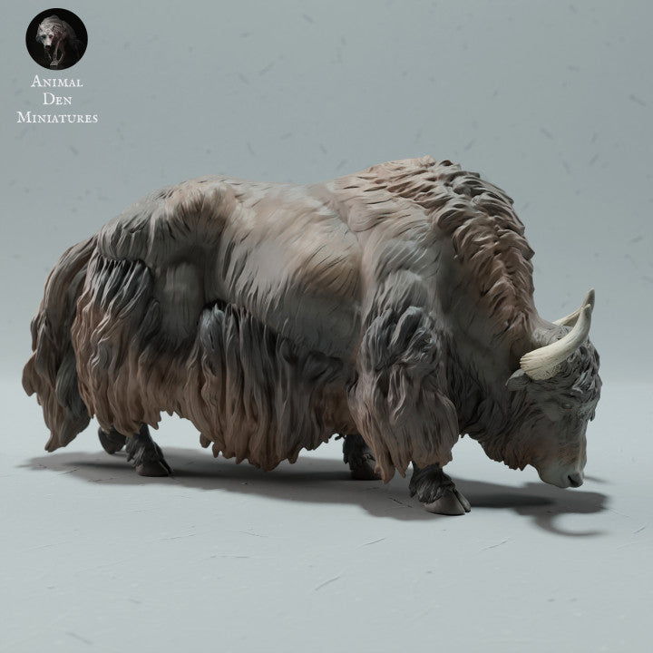 Productfoto dierenfiguur Animal Den Miniatures 1: Wilddierfiguur: Himalaya-wilde jak - grazend (23_01_10)
