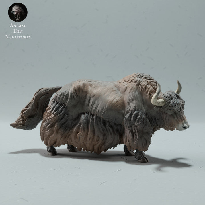 Productfoto dierenfiguur Animal Den Miniatures 0: Hoogland dierenfiguur: Himalaya-wilde jak (23_01_11)