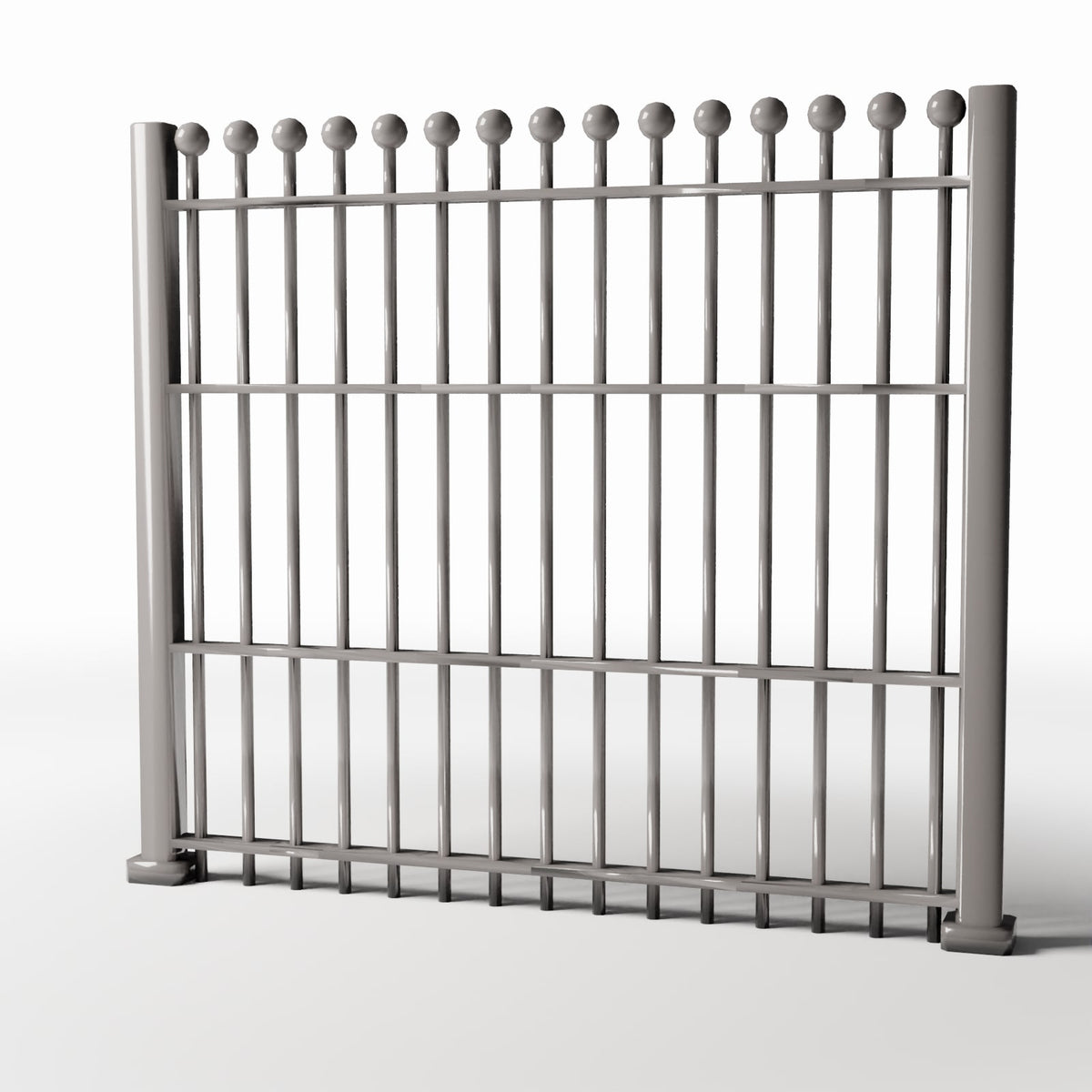 Productfoto diorama en modelbouw 0: Dioramatuin: hoog metalen hekwerkpaneel type B (Ref. 728D)