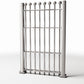 Productfoto diorama en modelbouw 0: Buitendiorama: hoge, smalle metalen omheining (Ref. 729D)
