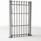 Productfoto diorama en modelbouw 3: Buitendiorama: hoge, smalle metalen omheining (Ref. 729D)