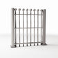 Productfoto diorama en modelbouw 3: Tuindiorama: smal spijlenhek (Ref. 736D)