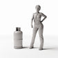 Productfoto diorama en modelbouw 1: Dioramawerkplaats: gasfles met beschermbeugels (Ref. 769D)