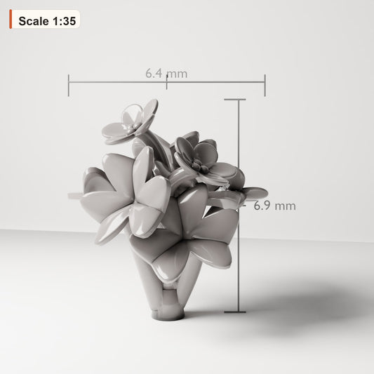 Diorama Modellbau Produktfoto 0: Pflanzen und Gewächse: Oxalis Clover 8 (Ref. 76D)