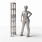 Productfoto diorama en modelbouw 1: Dioramawerkplaats: ingeklapte trapladder (Ref. 777D)